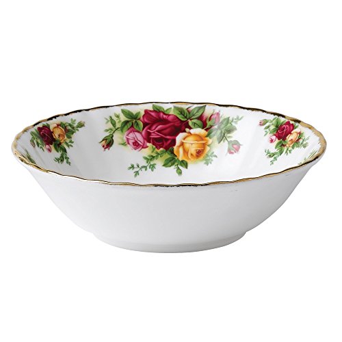 史低价！Royal Albert 复古 玫瑰骨 金边瓷 碗，6.25吋，现仅售 $11.99