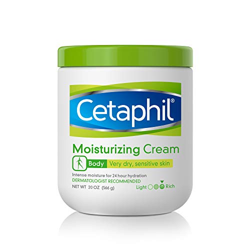 CETAPHIL Moisturizing Cream | 20 oz | Hydrating Moisturizer For Dry To Very Dry, Sensitive Skin | Body Cream Completely Restores Skin Barrier | Fragrance Free| Dermatologist Recommended, Only $8.32