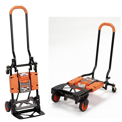 Cosco Shifter 300-Pound Capacity Multi-Position Folding Hand Truck and Cart, Orange - 12222BGO1E, Only $63.48