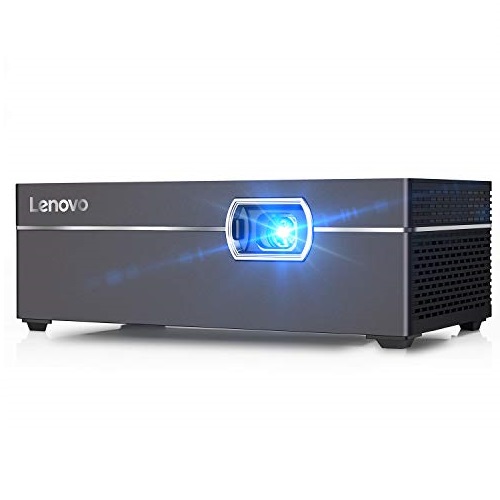 Lenovo M1 Smart Mini Projector, Pocket-Sized 200 ANSI Lumens Portable DLP Video Projectors with WiFi, 110 Inch Picture, Movie Projector, Intelligent Touch Control, Home Entertainment, Only $191.95