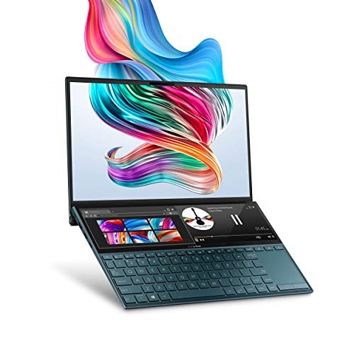 ASUS ZenBook Duo UX481 Laptop, 14” FHD NanoEdge Bezel Touch, Intel Core i7-10510U, GeForce MX250, 16GB RAM, 1TB PCIe SSD, Innovative ScreenPad Plus, Windows 10 Pro, UX481FL-XS74T, Only $1,463.07