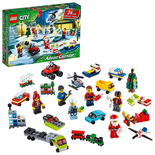 LEGO City Advent Calendar 60268 Playset, Includes 6 City Adventures TV Series Characters, Miniature Builds, City Play Mat, and Many More Fun and Festive Features, New 2020 (342 Pieces) $19.97