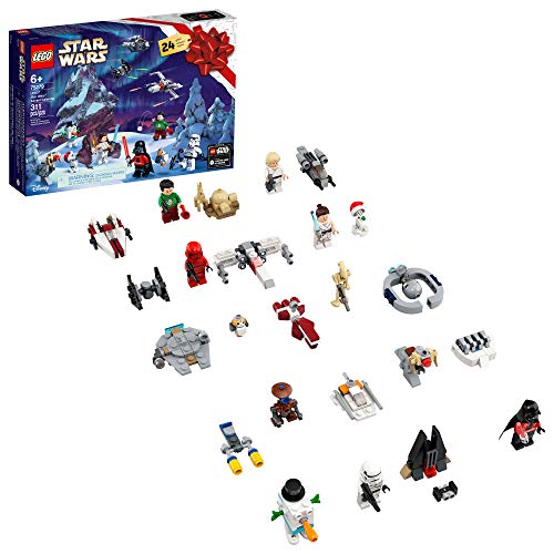 LEGO Star Wars Advent Calendar 75279 Building Kit for Kids, Fun Calendar with Star Wars Buildable Toys Plus Code to Unlock Character in Star Wars: The Skywalker Saga Game, New 2020 (311 Pieces) $29.97