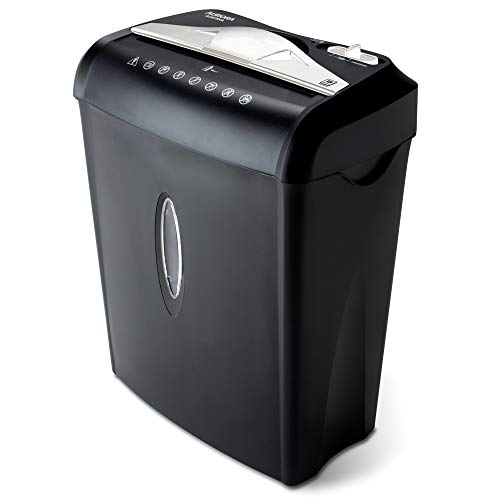 Aurora AU875XA Paper and Credit Card Shredder with 3.7-Gallon Wastebasket, 8-Sheet Cross-Cut with Basket, Only $24.98