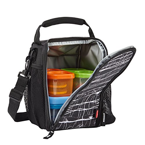 Rubbermaid LunchBlox Lunch Bag, Small, Black Etch, Only $5.04