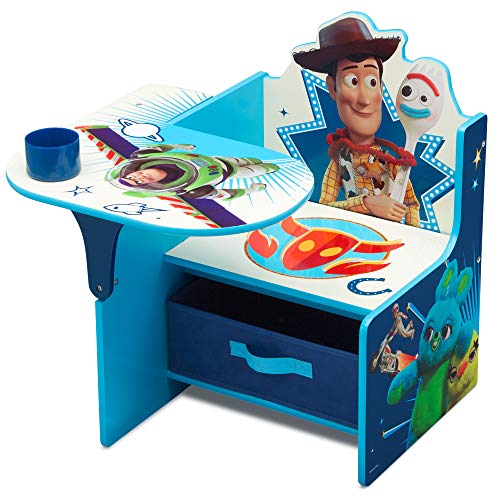 Delta Children 迪士尼儿童木质连桌椅，带收纳盒，原价$49.99，现仅售$33.59 ，免运费