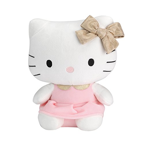 经典！Lambs & Ivy Hello Kitty 凯蒂猫 毛绒玩具，10吋，原价$17.99，现仅售$16.20