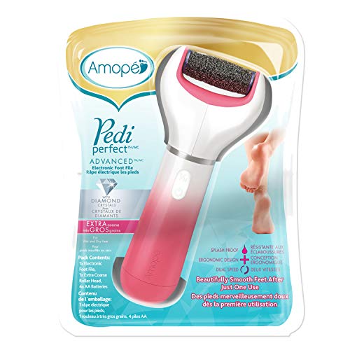 Amope Splashproof Electronic Foot File Foot Spa Pedicure Tool Callous Remover-Pedi Perfect Advance 2 Speed, 1 Count, Only $18.63,