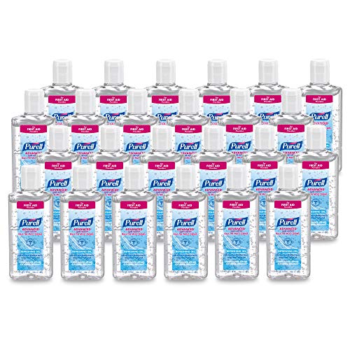 PURELL Advanced Hand Sanitizer Refreshing Gel for First Aid Providers, 4 fl oz Flip Cap Bottle (Pack of 24) - 9651-24, Only  $50.63