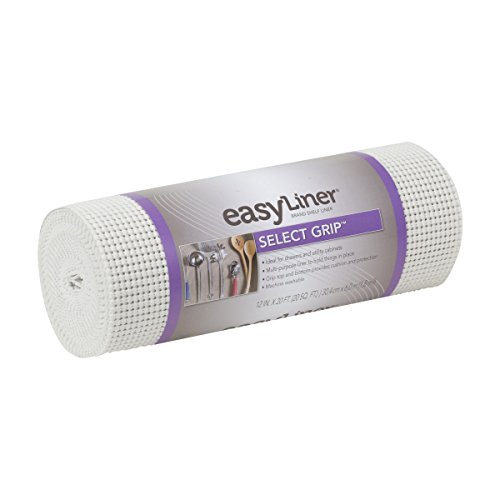 Duck Brand Select Grip EasyLiner Shelf and Drawer Liner, Non-Adhesive, 12-Inch x 20-Feet, White, 1344559 $5.68