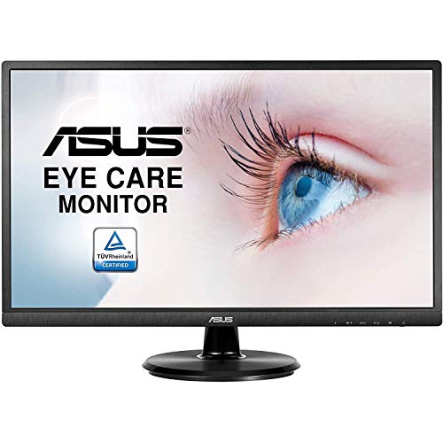 ASUS VA249HE 23.8” Full HD 1080p HDMI VGA Eye Care Monitor with 178° Wide Viewing Angle, Black $99.99