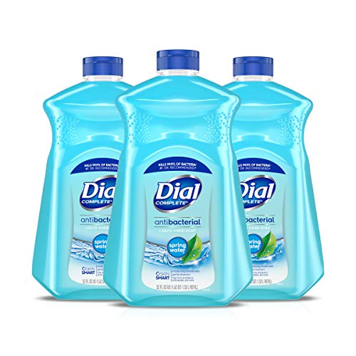 Dial Antibacterial Liquid Hand Soap Refill, Spring Water, 52 Fluid oz (Pack of 3) $11.94