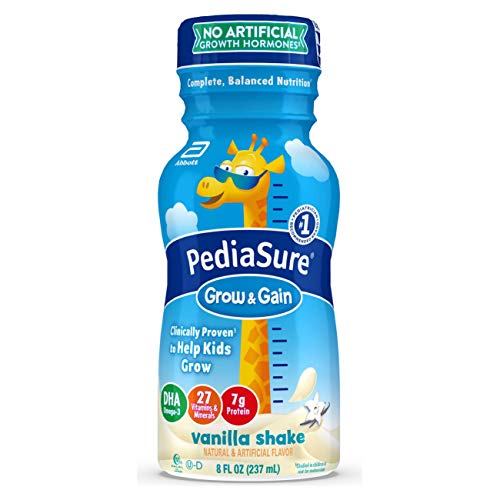 Pediasure Grow & Gain Kids’ Nutritional Shake, With Protein, Dha, & Vitamins & Minerals, Vanilla, 8 fl oz, 16 Count, Only $26.09