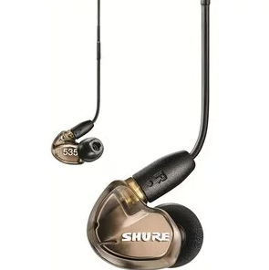 Shure SE535 Wired Sound Isolating Earbuds, High Definition Sound + Natural Bass, Three Drivers, Secure In-Ear Fit $249.00