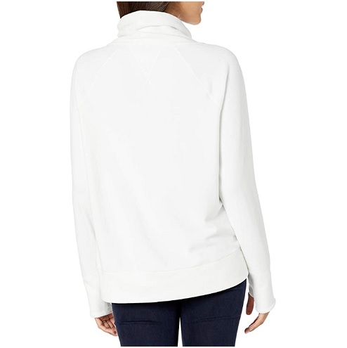 Tommy Hilfiger Women's Premium Performance Long Sleeve Fleece Pullover Sweatshirt, Only $19.86