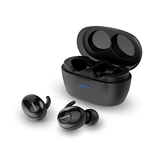 Philips UpBeat SHB2505 Bluetooth 5.0 Wireless in-Ear Earbuds, TWS Stereo with Up to 3+9 Hours of Playtime, USB-Quick Charging Case - Black (SHB2505BK), Only $25.99