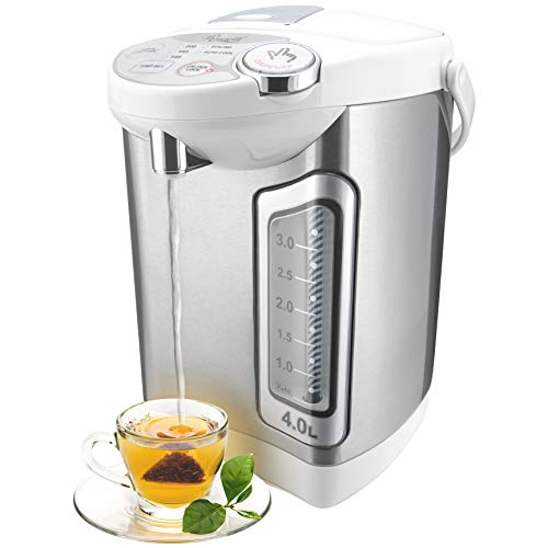 Rosewill Electric Hot Water Boiler and Warmer, 4.0 Liter Hot Water Dispenser, Stainless Steel / White, R-HAP-15002, Only $39.99