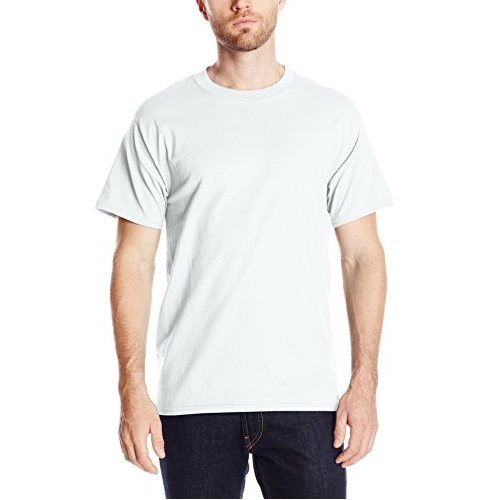Hanes 恆適 男款短袖T恤，原價$9.00，現僅售$3.70。黑色款$3.99