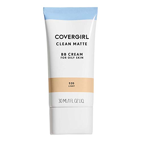 COVERGIRL Clean Matte BB Cream Light 520 For Oily Skin, (packaging may vary) - 1 Fl Oz (1 Count), Only $4.16