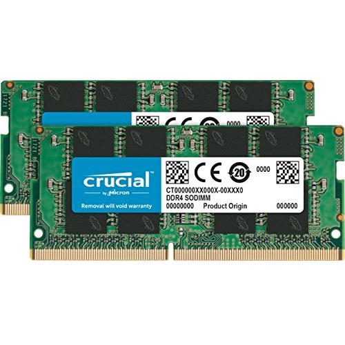 Crucial 16GB Kit (8GBx2) DDR4 2666 MT/s (PC4-21300) SR x8 SODIMM 260-Pin Memory - CT2K8G4SFS8266, Only $40.04