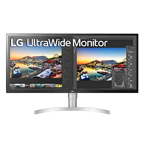 LG 34WL850-W 34 inch 21: 9 UltraWide QHD Nano IPS Monitor with Thunderbolt 3, Silver/White $796.99