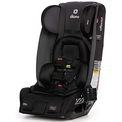 Diono 2020 Radian 3RXT, 4-in-1 Convertible, Extended Rear Facing, 10 Years 1 Car Seat, Fits 3 Across, Slim Fit Design, Gray Slate, Only $179.99