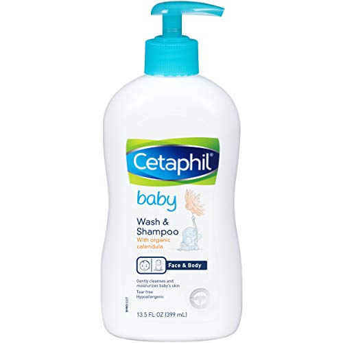 Cetaphil Baby Wash & Shampoo with Organic Calendula |Tear Free | Paraben, Colorant and Mineral Oil Free  | 13.5 Fl. Oz, Only  $4.97