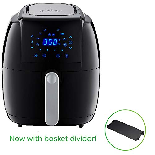 GoWISE USA GW22921-S 8-in-1 Digital Air Fryer with Recipe Book, 5.0-Qt, Black, Only $43.26