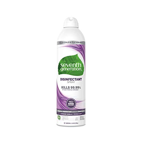 Seventh Generation Disinfectant Spray, Lavender Vanilla & Thyme Scent, 13.9 Oz, Pack of 8, Only $42.57