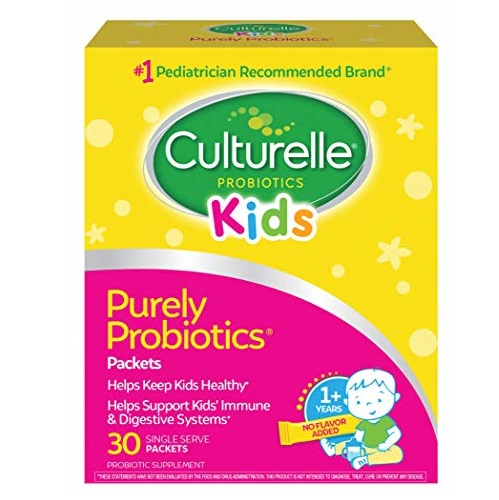 Culturelle Kids Packets Daily Probiotic Supplement | Helps Support a Healthy Immune & Digestive System 30 Single Packets, only $18.50