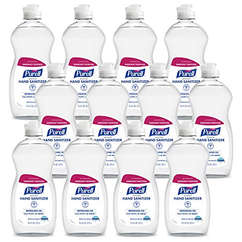 PURELL Advanced Hand Sanitizer Refreshing Gel, Clean Scent, 12.6 fl oz Bottle (Pack of 12) - 9747-12-S, Only $18.00