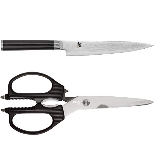 Shun Classic Knife, 6 Inch, Utility and Shears, DMS0257, Only $69.95