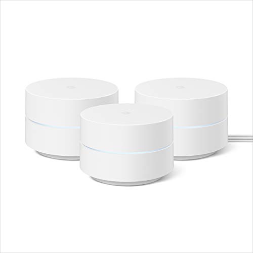 大降！Google Wifi  Mesh 路由器套装，3件， 原价$199.99，现仅售$149.98  (25% off)，免运费