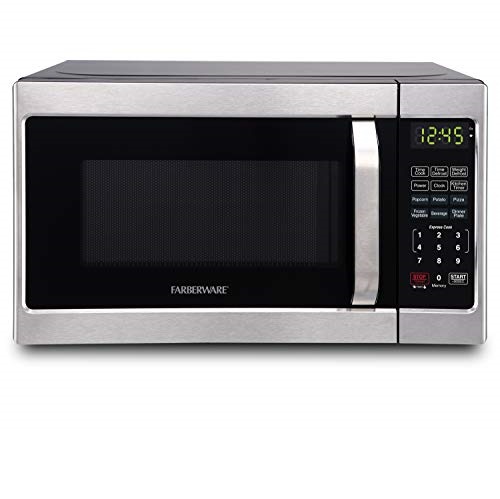 Farberware Classic FMO07AHTBKJ 0.7 Cu. Ft. 700-Watt Microwave Oven with LED Lighting, Brushed Stainless Steel, Only $68.79, You Save $11.20 (14%)