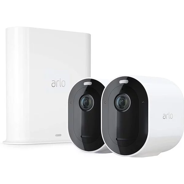 补货！史低价！Arlo Pro 3 2K HDR 家庭安防系统 2支摄像头套装，原价$499.99，现仅售$249.99，免运费