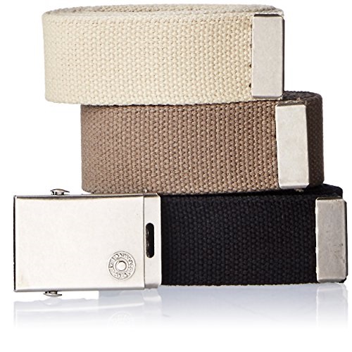 Levi's Men's Casual Web Belts- Cut To Fit 3 Pack With Buckle, Only $10.50, You Save $4.50 (30%)