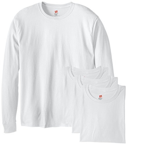 Hanes Men's Long-Sleeve ComfortSoft T-Shirt (Pack of 4), Only$15.99