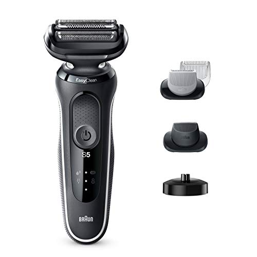Braun Electric Razor for Men, Series 5 5050cs Electric Shaver with Precision Trimmer, Body Groomer, Rechargeable, Wet & Dry Foil Shaver with EasyClean and Charging Stand, Only $74.94