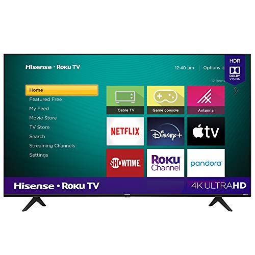 Hisense 50-Inch Class R6090G Roku 4K UHD Smart TV with Alexa Compatibility (50R6090G, 2020 Model), Only $229.99