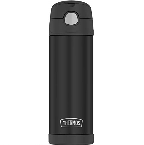 Thermos Funtainer 16 Ounce Bottle, Matte Black, Only $13.59, You Save $5.40 (28%)