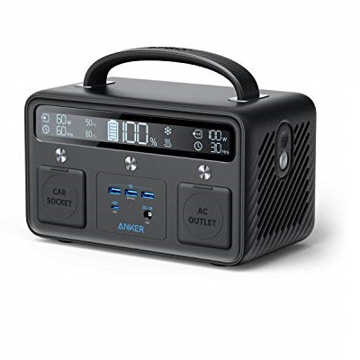 Anker Portable Power Station Powerhouse II 400, 300W/388.8Wh, 110V AC Outlet/60W USB-C Power Delivery Portable Generator for Road Trips, Camping, Emergency Power, and More, Only $279.99