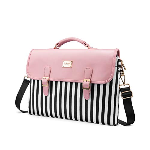 Computer Bag Laptop Bag for Women Cute Laptop Sleeve Case for Work College, Slim-Pink, 15.6-Inch, only $19.65 with coupon