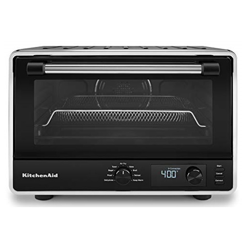 KitchenAid KCO124BM Digital Countertop Oven with Air Fry, Black Matte, Only $129.99