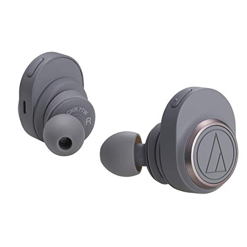 Audio-Technica ATH-CKR7TW True Wireless In-Ear Headphones, Gray, Only $64.49