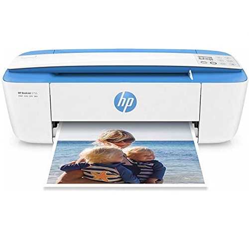 HP DeskJet 3755 Compact All-in-One Wireless Printer, HP Instant Ink, Works with Alexa - Blue Accent (J9V90A), Only $89.89