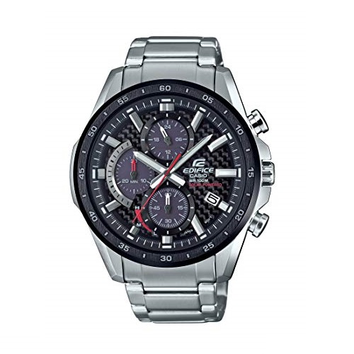 Casio Men's Edifice Quartz Watch with Stainless-Steel Strap, Silver, 22 (Model: EQS-900DB-1AVCR), Only $79.99, You Save $90.01 (53%)