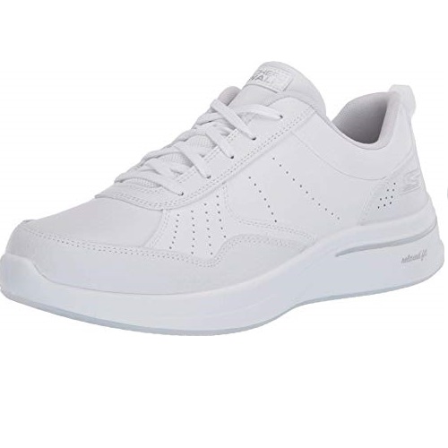 Skechers womens Go Walk Steady Sneaker, White, 5.5 US, Only $22.44, You Save $42.56 (65%)