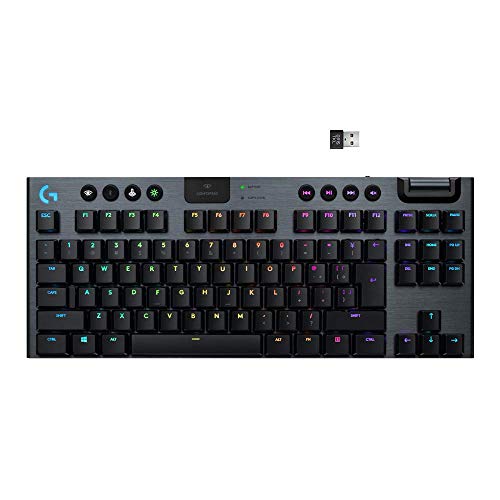 Logitech G915 TKL Tenkeyless Lightspeed Wireless RGB Mechanical Gaming Keyboard, Low Profile Switch Options, LIGHTSYNC RGB, Advanced Wireless and Bluetooth Support - Tactile, Only $159.99