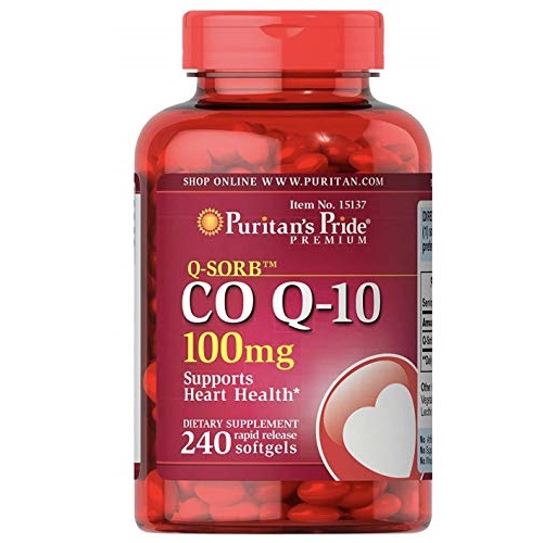 CoQ10 100mg, Supports Heart Health,240 Rapid Release Softgels by Puritan's Pride, Only $12.42