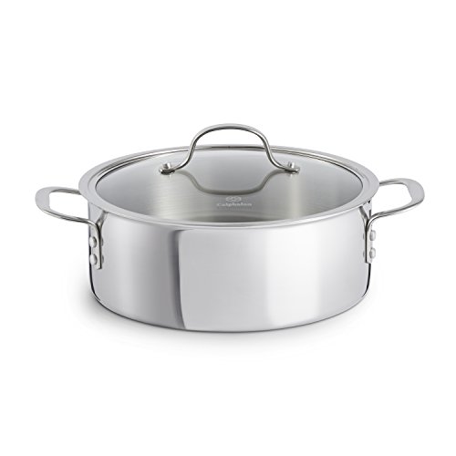 Calphalon Tri-Ply Stainless Steel Cookware, Dutch Oven, 5-quart, Only $49.99, You Save $50.00 (50%)